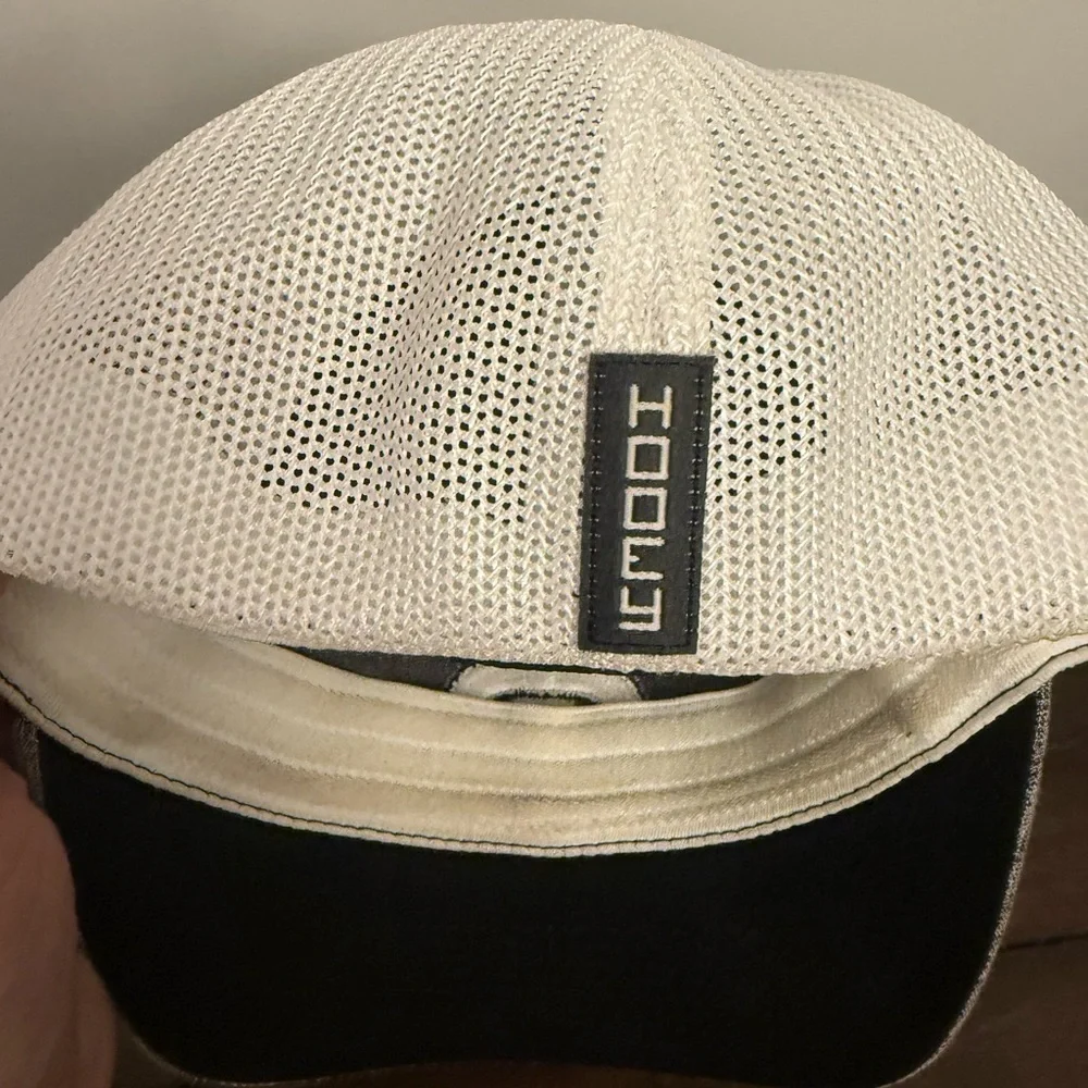 Hooey Flexfit Mesh Trucker Hat S-M Gray/White Western Rodeo